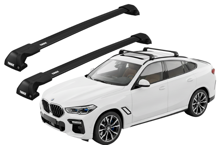 Barras THULE EDGE Flush para autos BMW X6 desde 2020 negro