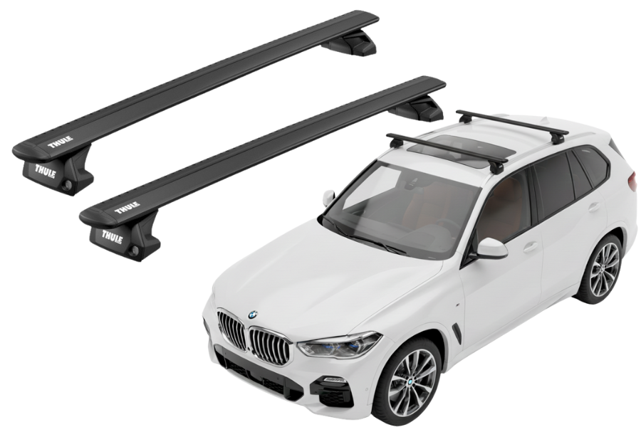 Barras THULE EVO WingBar para autos BMW X5 desde 2019 negro