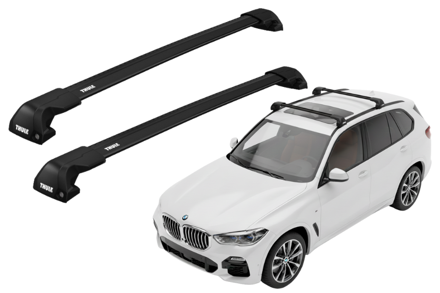 Barras THULE EDGE Flush para autos BMW X5 desde 2019 negro