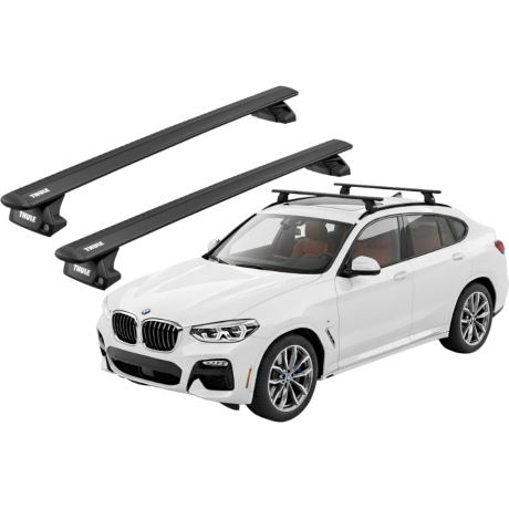 Barras THULE EVO WingBar para autos BMW X4 (G02) desde 2019 negro