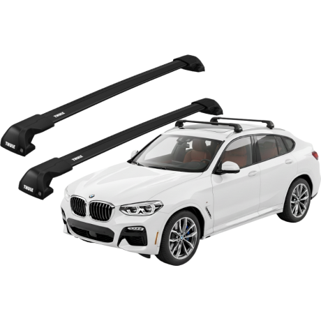 Barras THULE EDGE Flush para autos BMW X4 (G02) desde 2019 negro