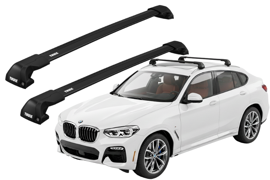 Barras THULE EDGE Flush para autos BMW X4 (G02) desde 2019 negro