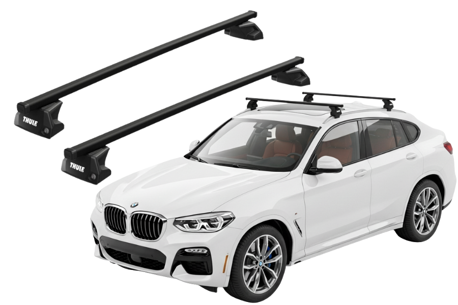 Barras THULE EVO SquareBar para autos BMW X4 (G02) desde 2019