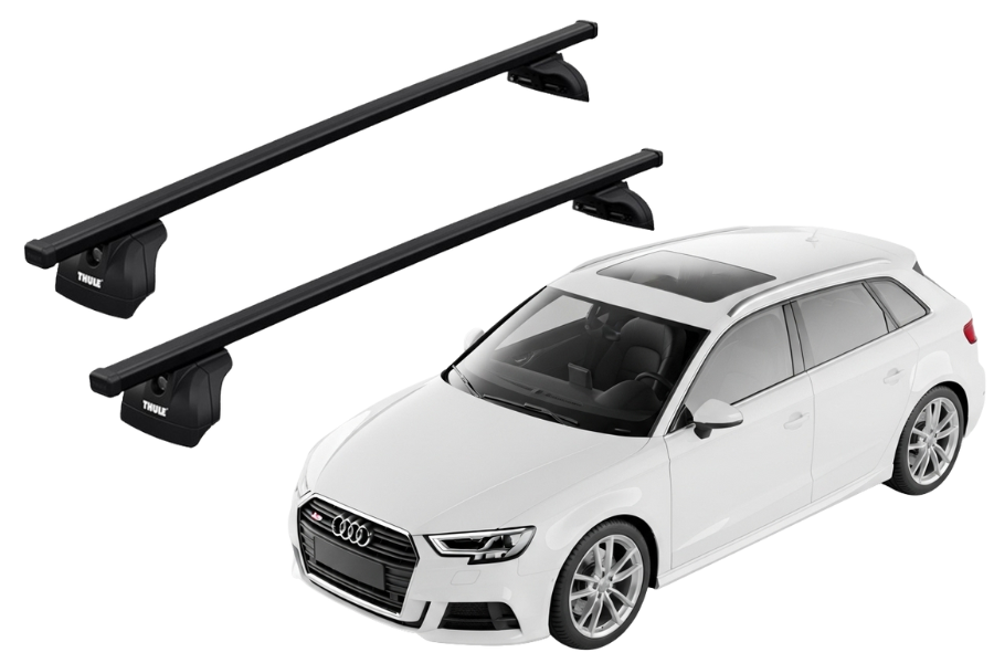 Barras THULE SquareBar para autos AUDI A3 Sportback 2013 a 2020