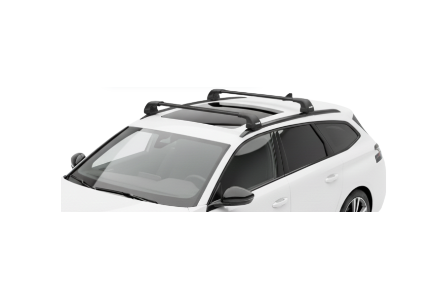 Barras THULE EDGE Flush para autos PEUGEOT 308 SW desde 2022 negro