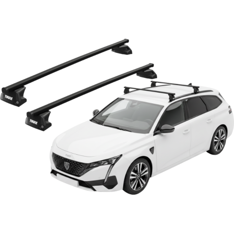 Barras THULE EVO SquareBar para autos PEUGEOT 308 SW desde 2022