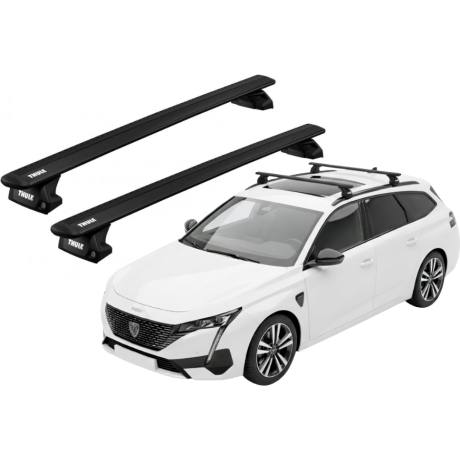 Barras THULE EVO WingBar para autos PEUGEOT 308 SW desde 2022 negro