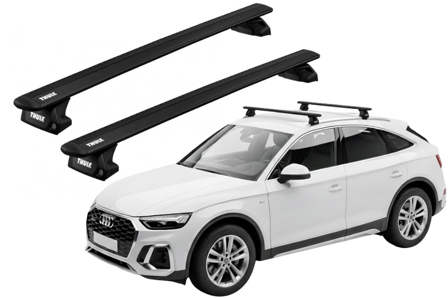 Barras THULE EVO WingBar para autos AUDI Q5 Sportback desde 2021 negro