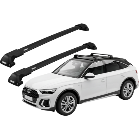 Barras THULE EDGE Flush para autos AUDI Q5 Sportback desde 2021 negro