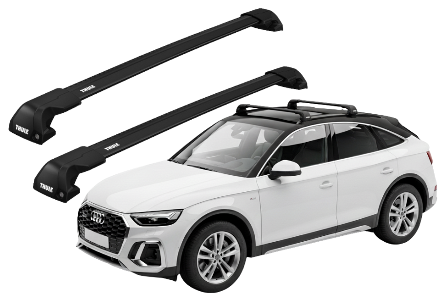 Barras THULE EDGE Flush para autos AUDI Q5 Sportback desde 2021 negro