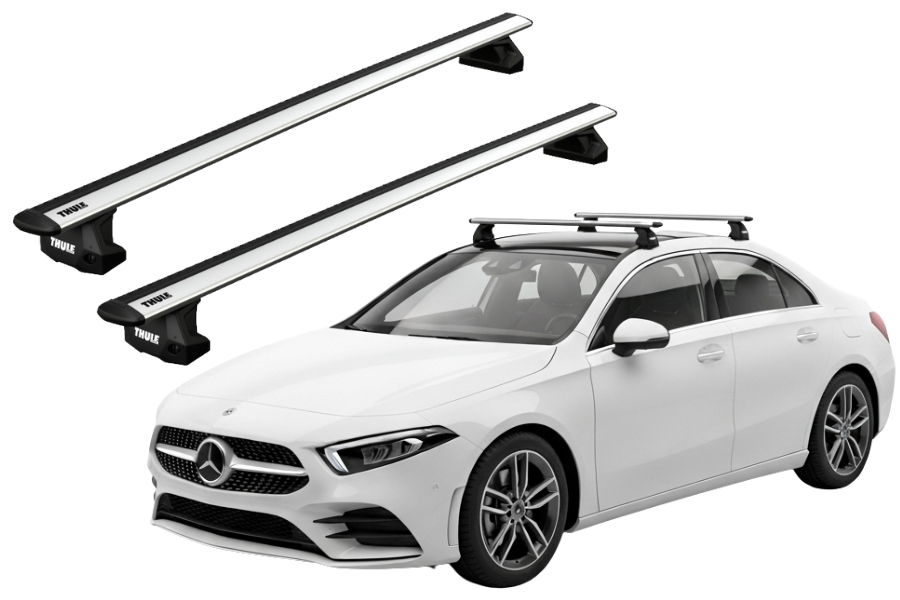 Barras THULE EVO WingBar para autos MERCEDES BENZ A-Class (W177) desde 2018