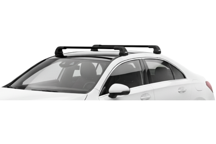 Barras THULE EDGE Flush para autos MERCEDES BENZ A-Class (W177) desde 2018 negro