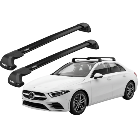 Barras THULE EDGE Flush para autos MERCEDES BENZ A-Class (W177) desde 2018 negro