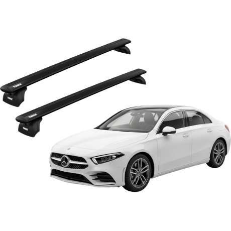 Barras THULE WingBar para autos MERCEDES BENZ A-Class (W177) desde 2018 negro