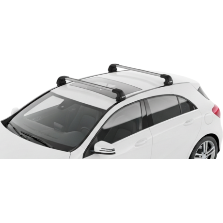 Barras THULE EDGE Flush para autos MERCEDES BENZ A-Class (W176) 2012 a 2018