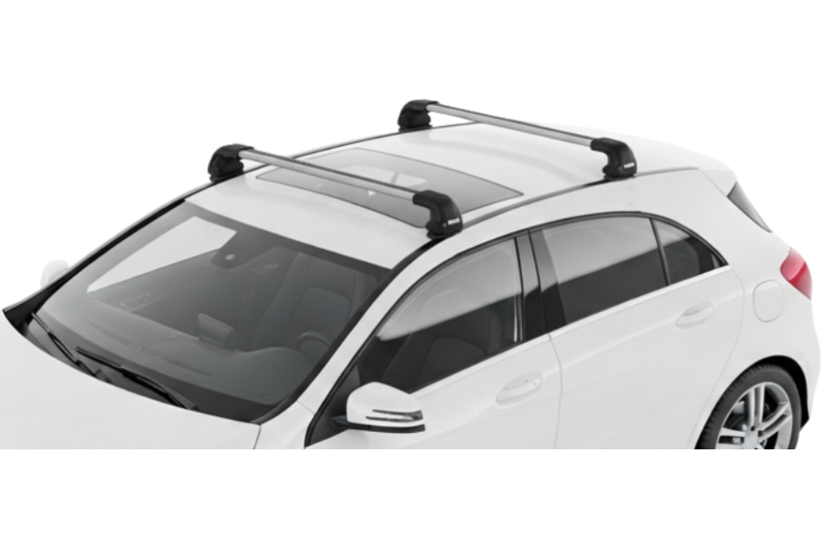 Barras THULE EDGE Flush para autos MERCEDES BENZ A-Class (W176) 2012 a 2018