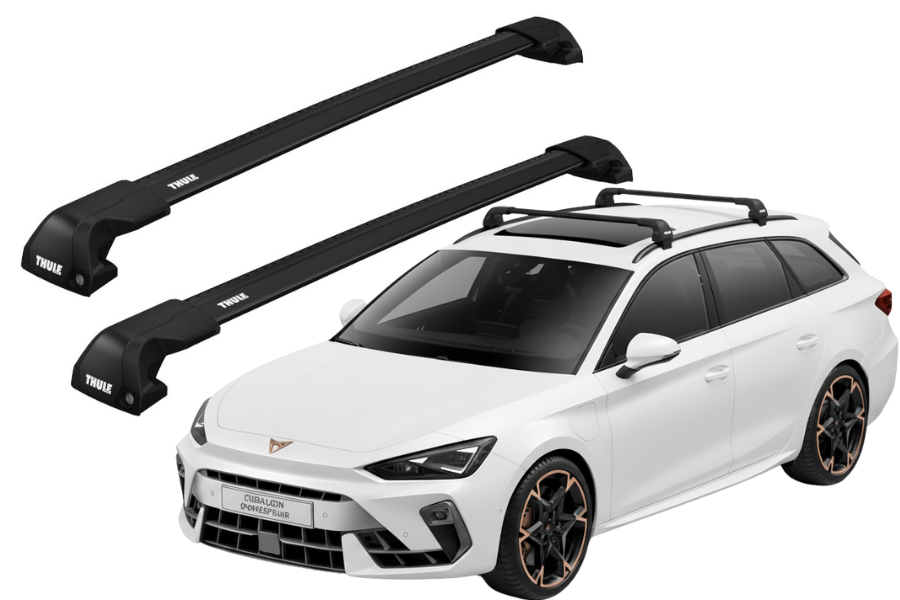 Barras THULE EDGE Flush para autos CUPRA León desde 2020 negro