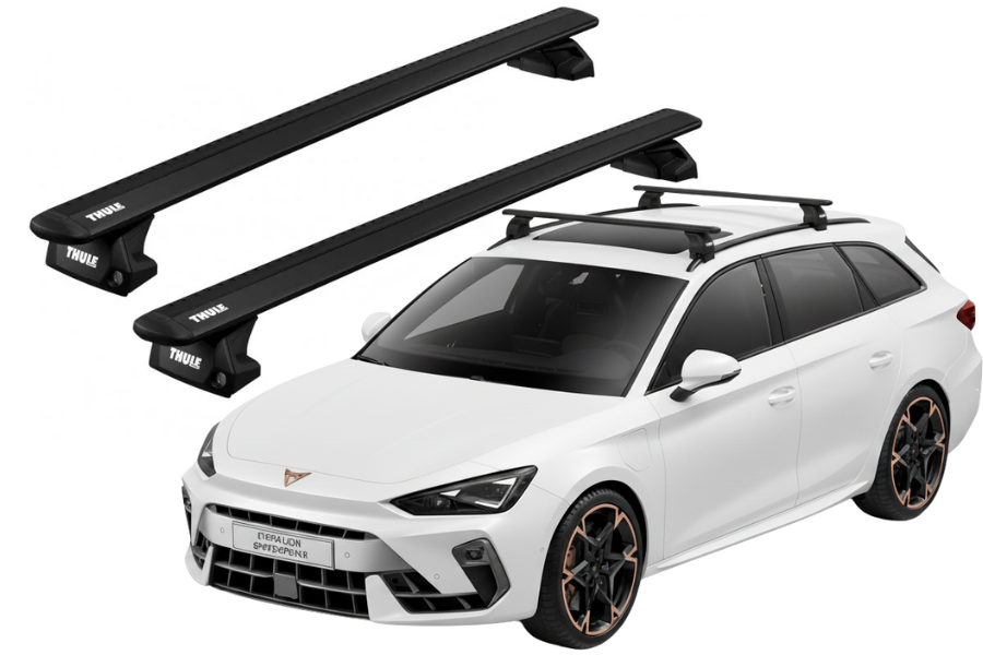 Barras THULE EVO WingBar para autos CUPRA León desde 2020 negro
