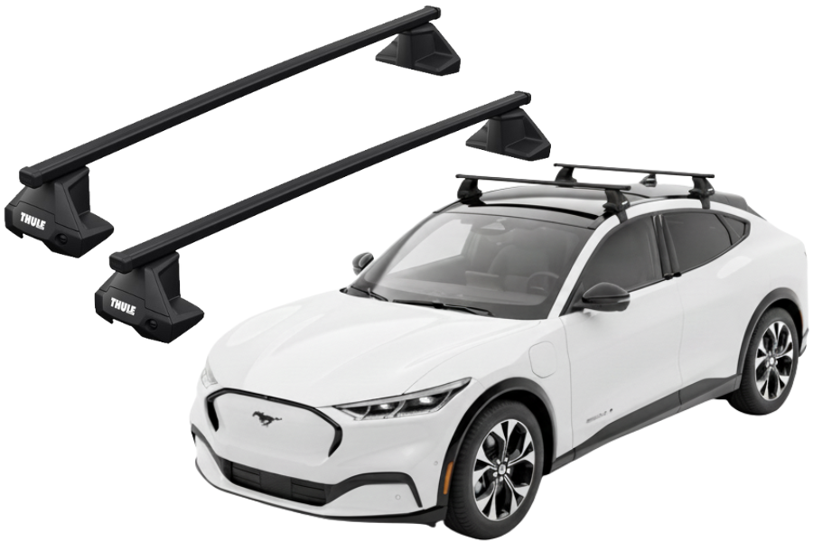Barras THULE EVO SquareBar para autos FORD Mustang Mach-E desde 2021