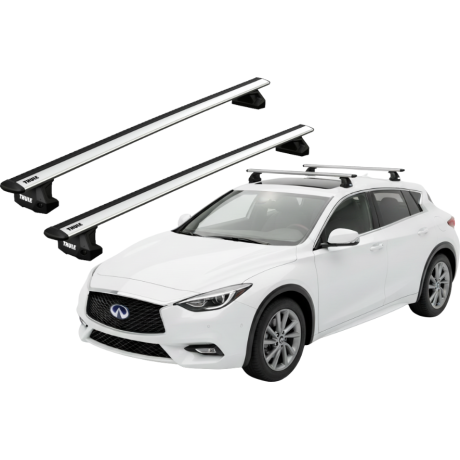 Barras THULE EVO WingBar para autos INFINITI Q30 desde 2016 - 2019