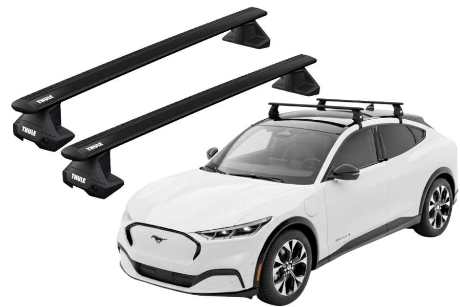 Barras THULE EVO WingBar para autos FORD Mustang Mach-E desde 2021 negro