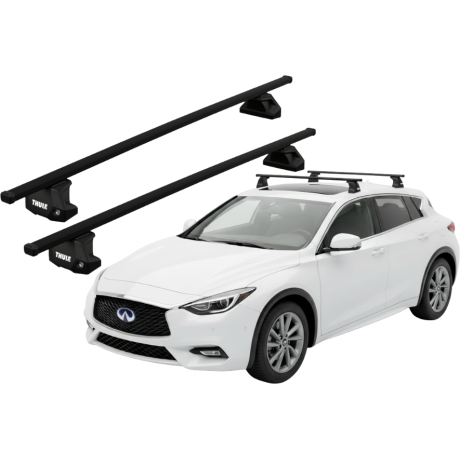 Barras THULE EVO SquareBar para autos INFINITI Q30 desde 2016 - 2019