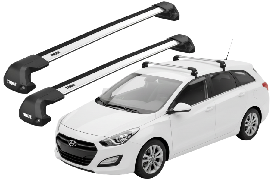 Barras THULE EDGE Flush para autos HYUNDAI i30 SW 2012 a 2017