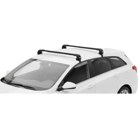 Barras THULE EDGE Flush para autos HYUNDAI i30 SW 2012 a 2017 negro