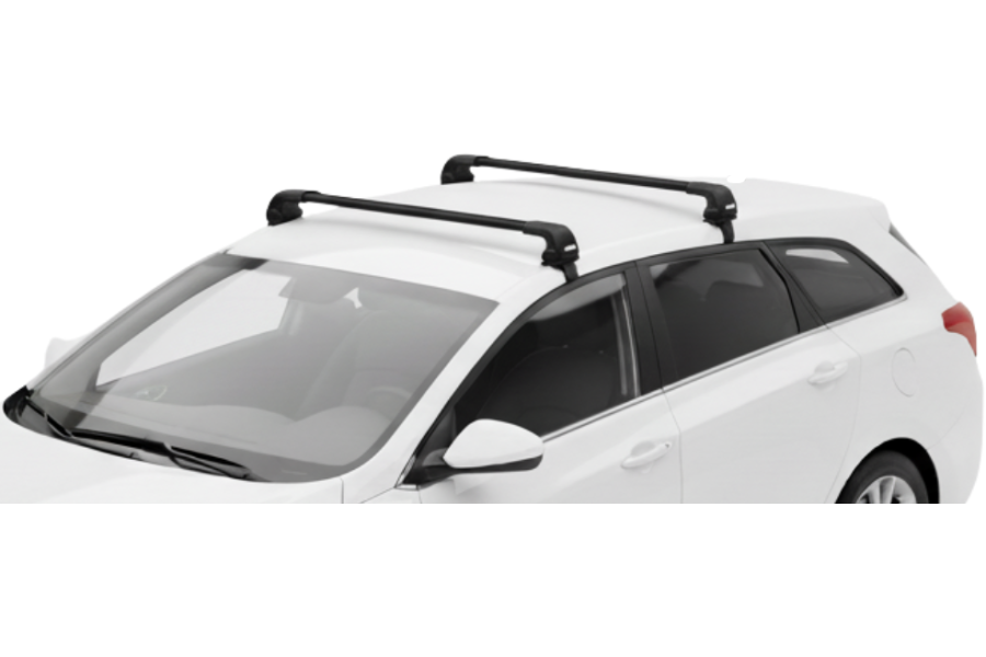 Barras THULE EDGE Flush para autos HYUNDAI i30 SW 2012 a 2017 negro