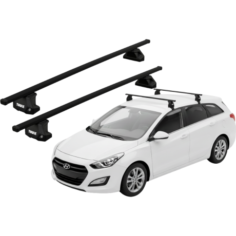 Barras THULE EVO SquareBar para autos HYUNDAI i30 SW 2012 a 2017