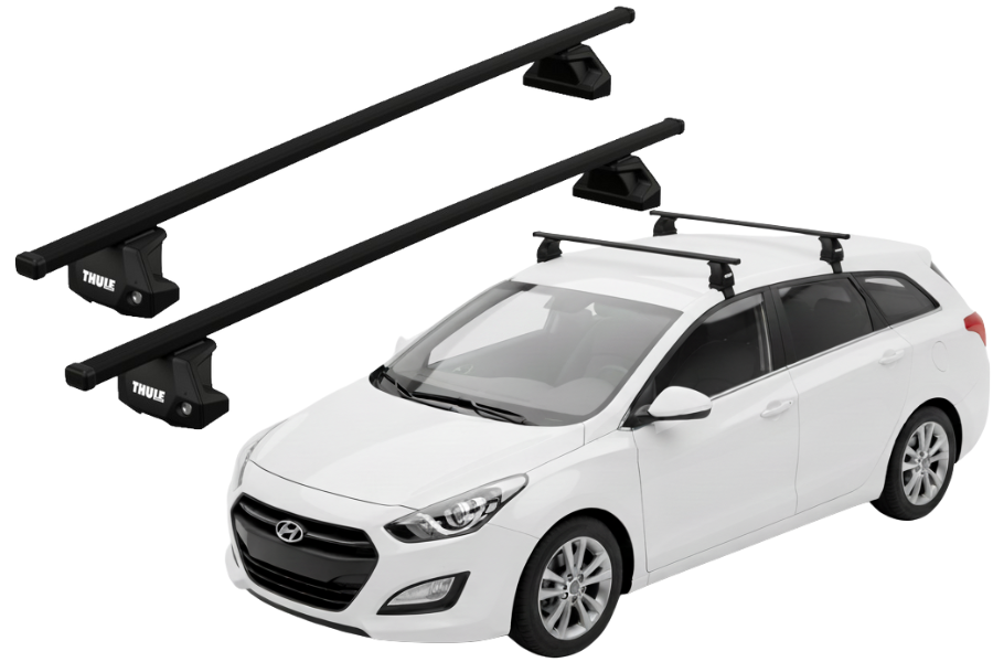 Barras THULE EVO SquareBar para autos HYUNDAI i30 SW 2012 a 2017
