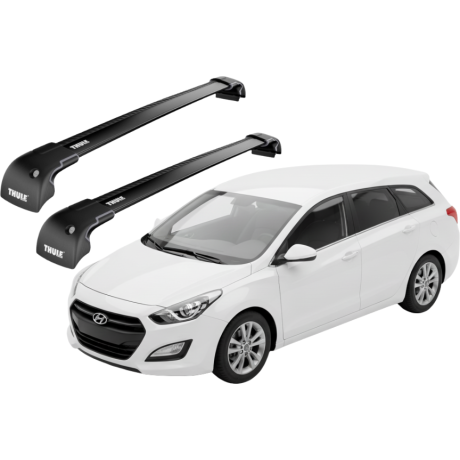 Barras THULE EDGE para autos HYUNDAI i30 SW 2012 a 2017 negro