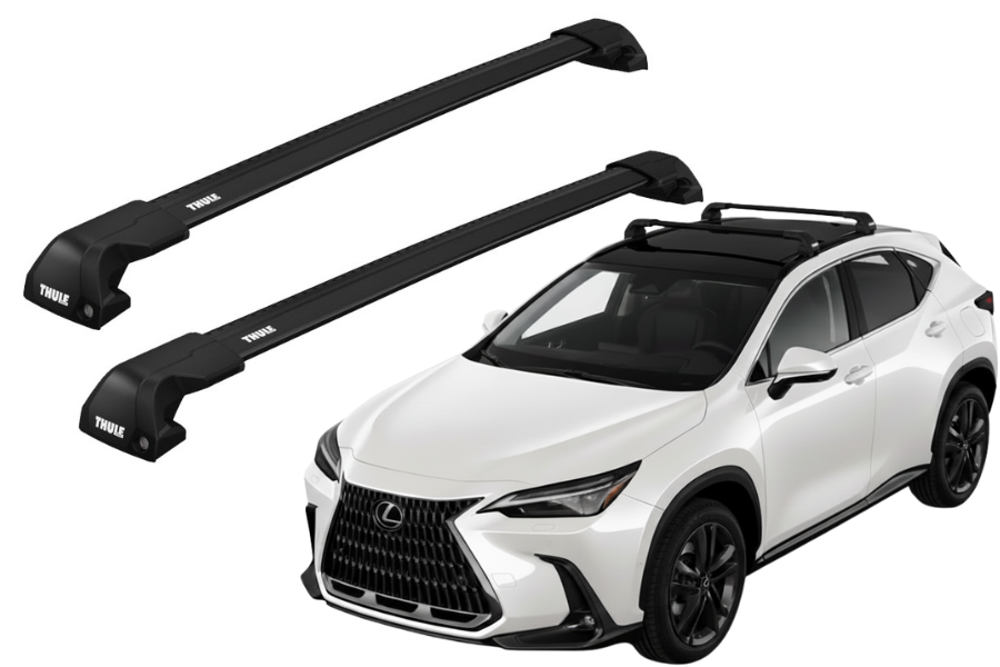 Barras THULE EDGE Flush para autos LEXUS NX-Series (AZ20) desde 2021 negro