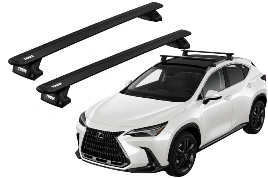 Barras THULE EVO WingBar para autos LEXUS NX-Series (AZ20) desde 2021 negro