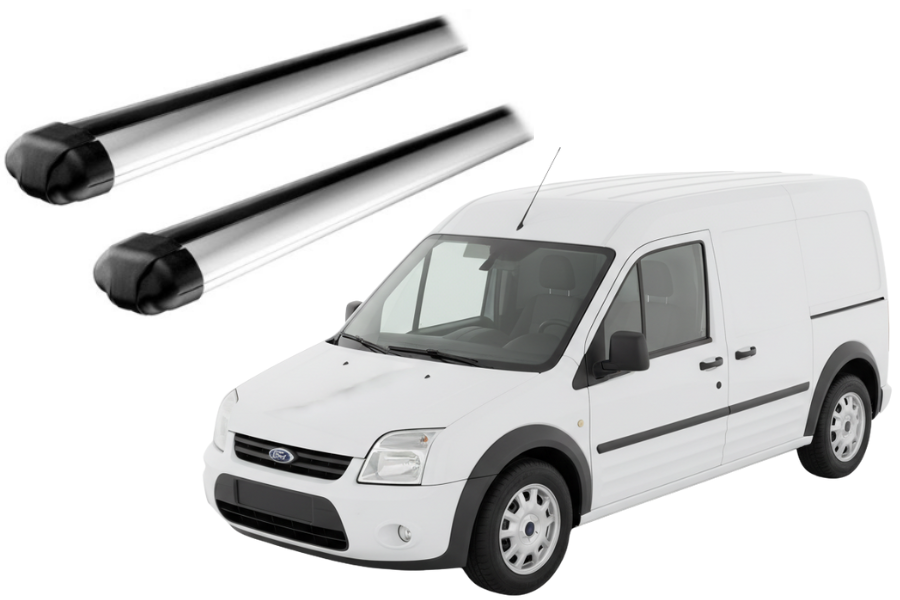 Barras THULE EVO AeroBar para Van FORD Transit Connect 2003 a 2013 negro