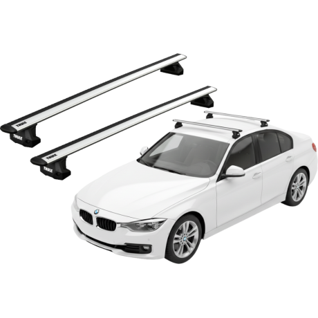Barras THULE EVO WingBar para autos BMW 3-Series 2012 a 2018