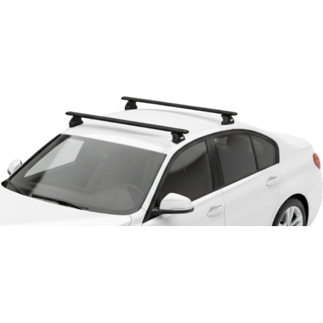 Barras THULE EVO WingBar para autos BMW 3-Series 2012 a 2018 negro