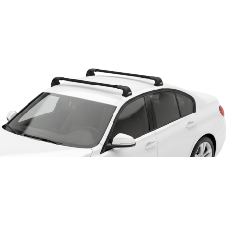 Barras THULE EDGE Flush para autos BMW 3-Series (F30) 2012 a 2018 negro