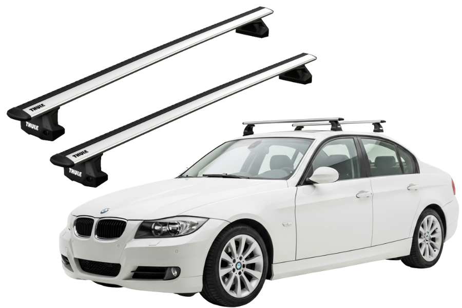 Barras THULE EVO WingBar para autos BMW 3-Series 2005 a 2011