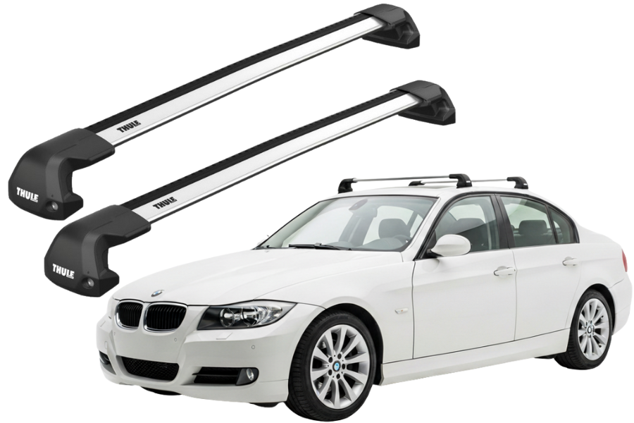 Barras THULE EDGE Flush para autos BMW 3-Series 2005 a 2011