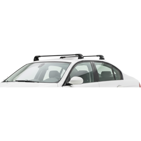 Barras THULE EDGE Flush para autos BMW 3-Series 2005 a 2011 negro