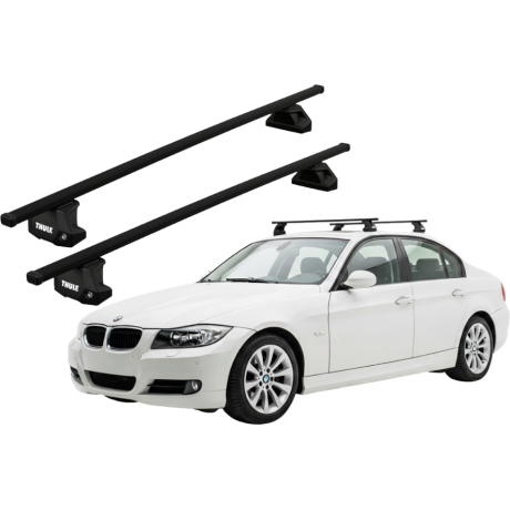 Barras THULE EVO SquareBar para autos BMW 3-Series 2005 a 2011