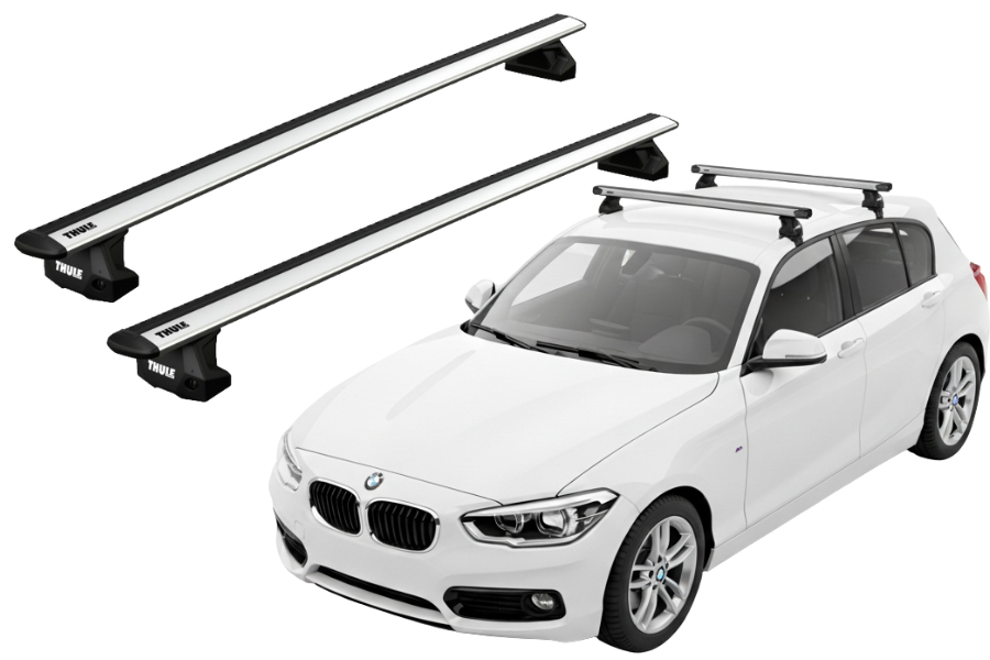 Barras THULE EVO WingBar para autos BMW 1-series 2012 a 2019