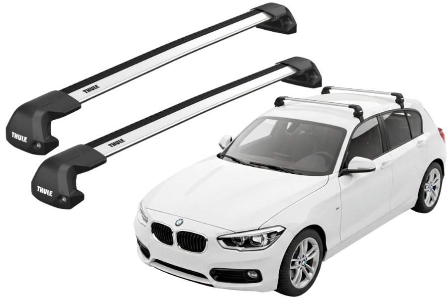 Barras THULE EDGE Flush para autos BMW 1-series 2012 a 2019