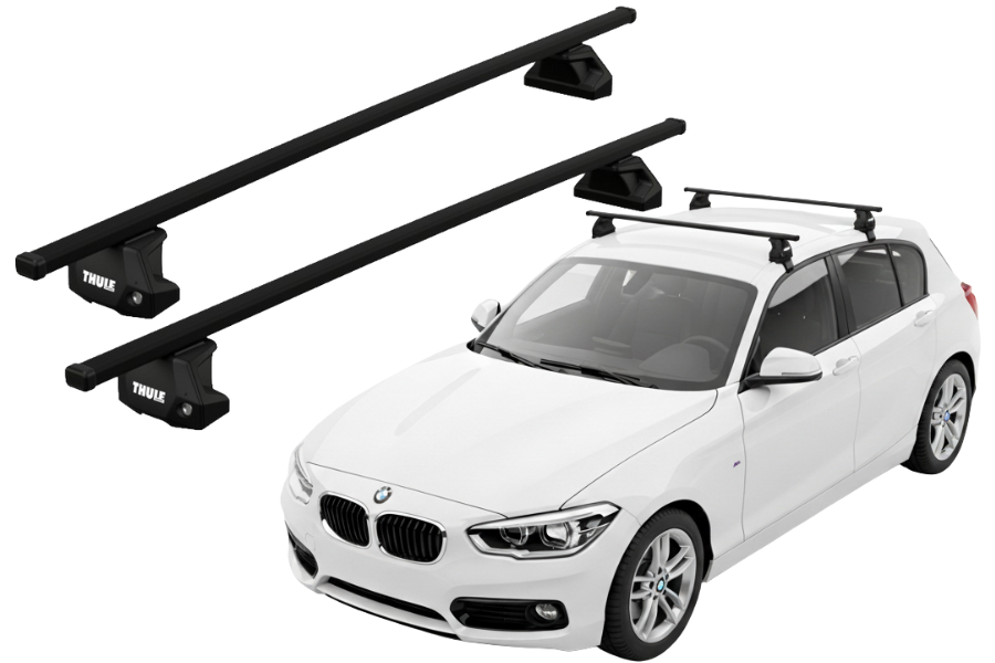 Barras THULE EVO SquareBar para autos BMW 1-series 2012 a 2019