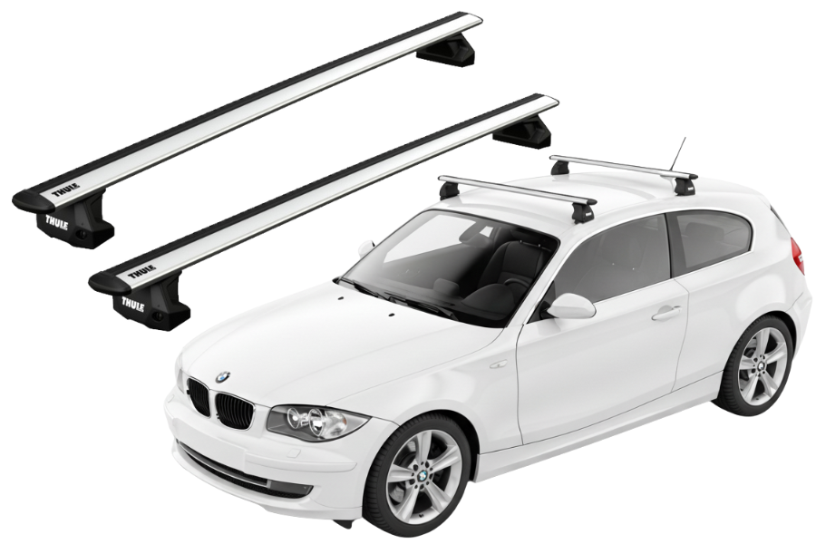 Barras THULE EVO WingBar para autos BMW 1-series 2007 a 2011