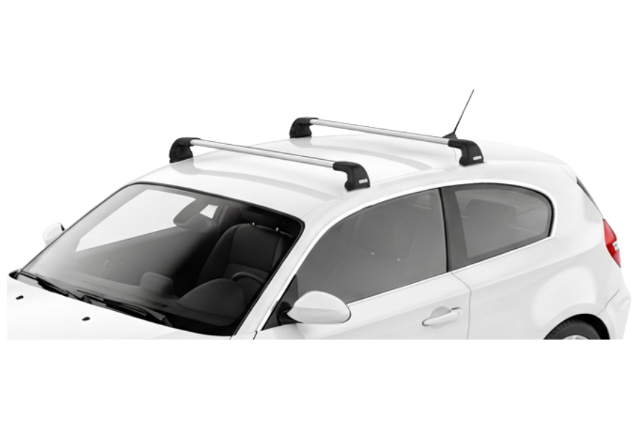 Barras THULE EDGE Flush para autos BMW 1-series 2007 a 2011