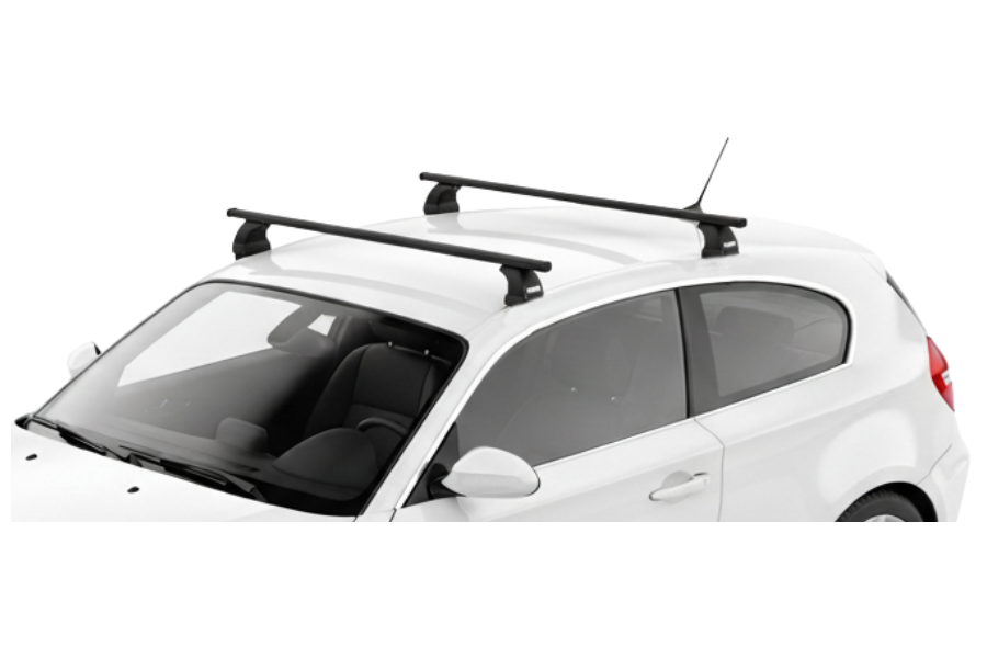 Barras THULE EVO SquareBar para autos BMW 1-series 2007 a 2011