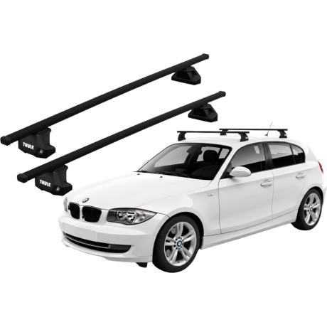 Barras THULE EVO SquareBar para autos BMW 1-series 2004 a 2011