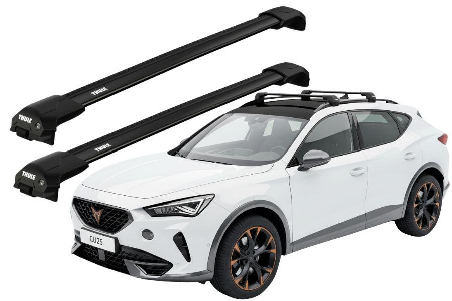 Barras THULE EDGE Flush para autos CUPRA Formentor desde 2021 negro
